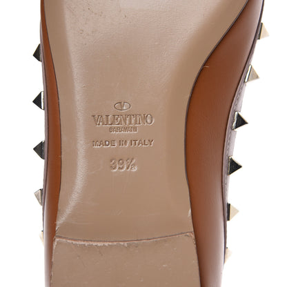 Valentino Garavani Nappa Rockstud Ballerina Flats 39.5 Light Cuir Poudre 8 of 11