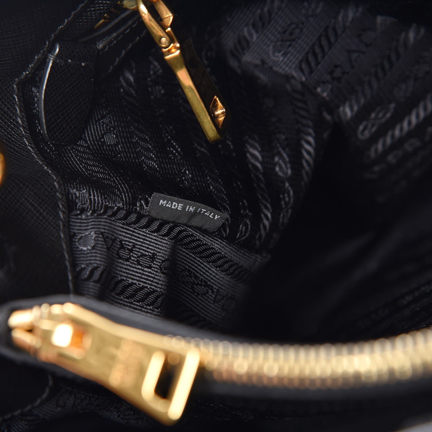 Prada Saffiano Lux Medium Tote Nero Black 9 of 11