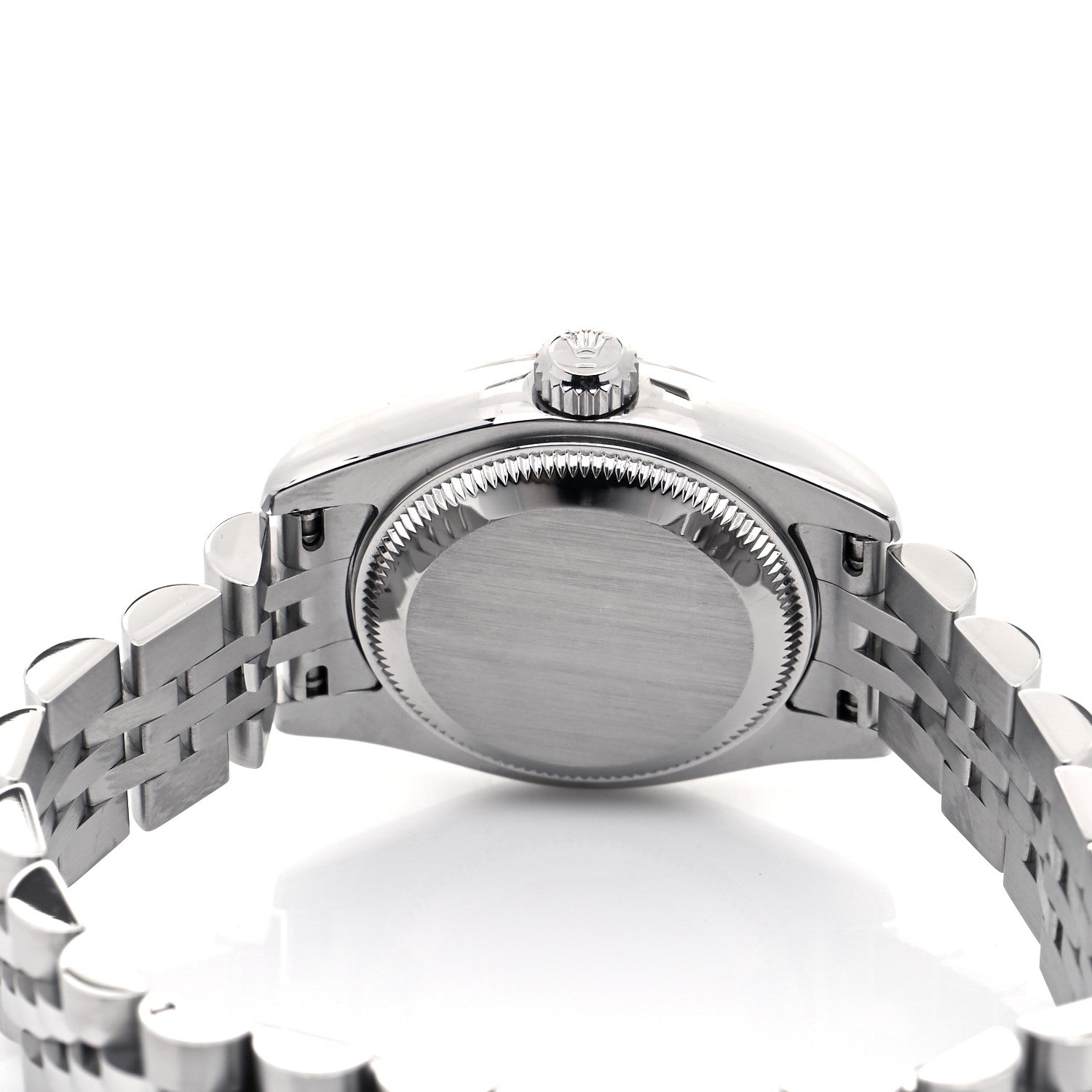 Rolex Stainless Steel 18K White Gold 26mm Oyster Perpetual Datejust Watch White Roman 179174 4 of 6