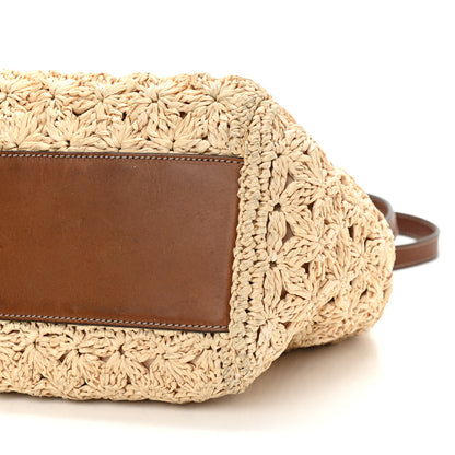 Dolce & Gabbana Woven Raffia Miss Sicily Satchel 9 of 14