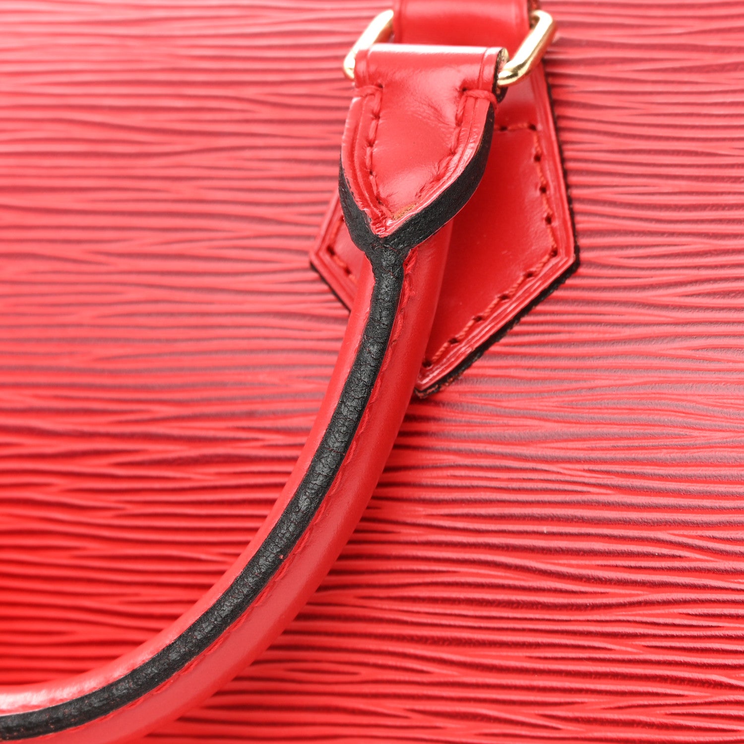 Louis Vuitton Epi Speedy 30 Castillan Red 15 of 20