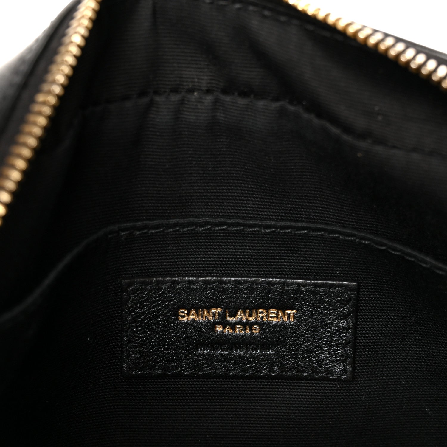 Saint Laurent Calfskin Matelasse Monogram Lou Camera Bag Black 6 of 10