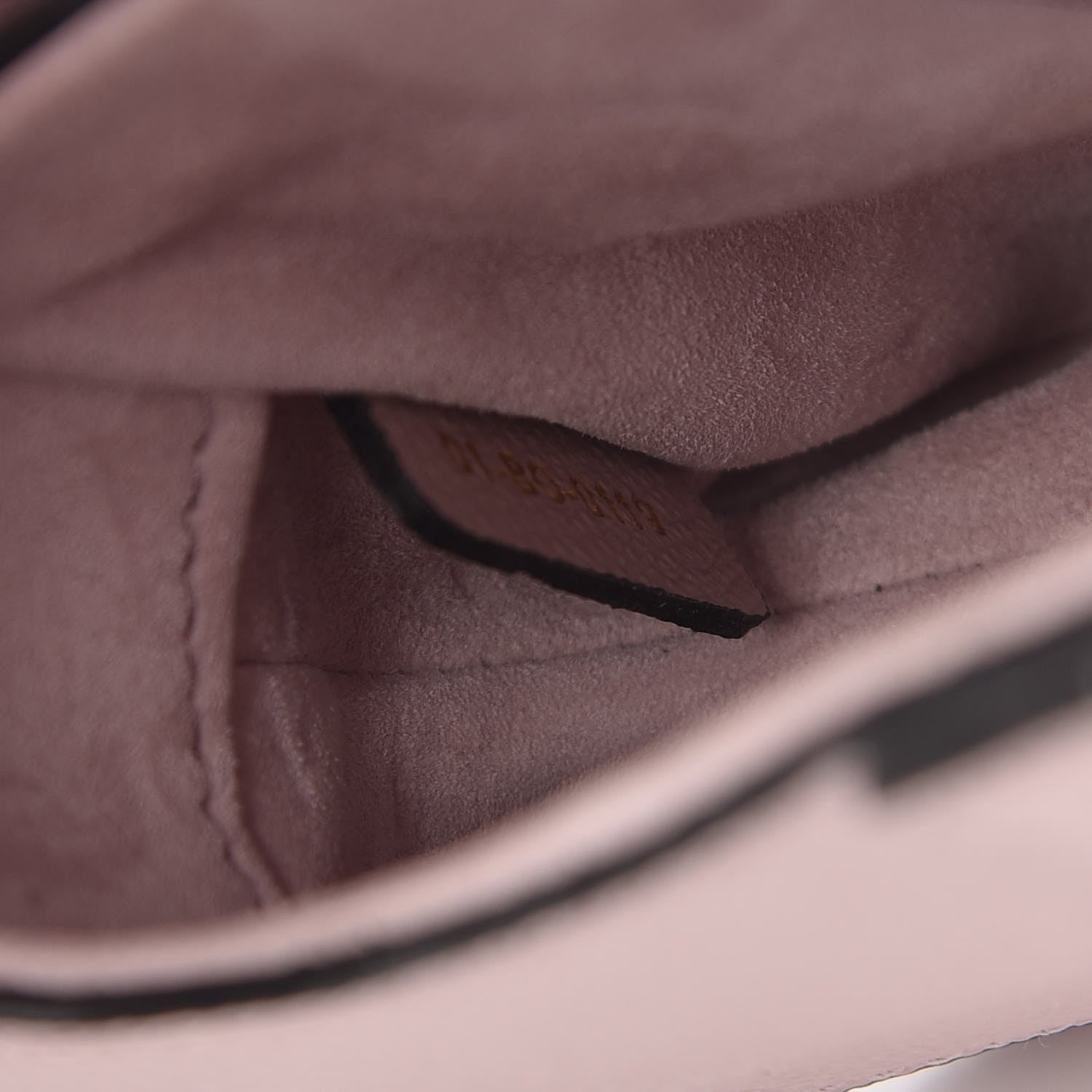 Christian Dior Grained Calfskin Mini Saddle Bag Light Pink 7 of 9
