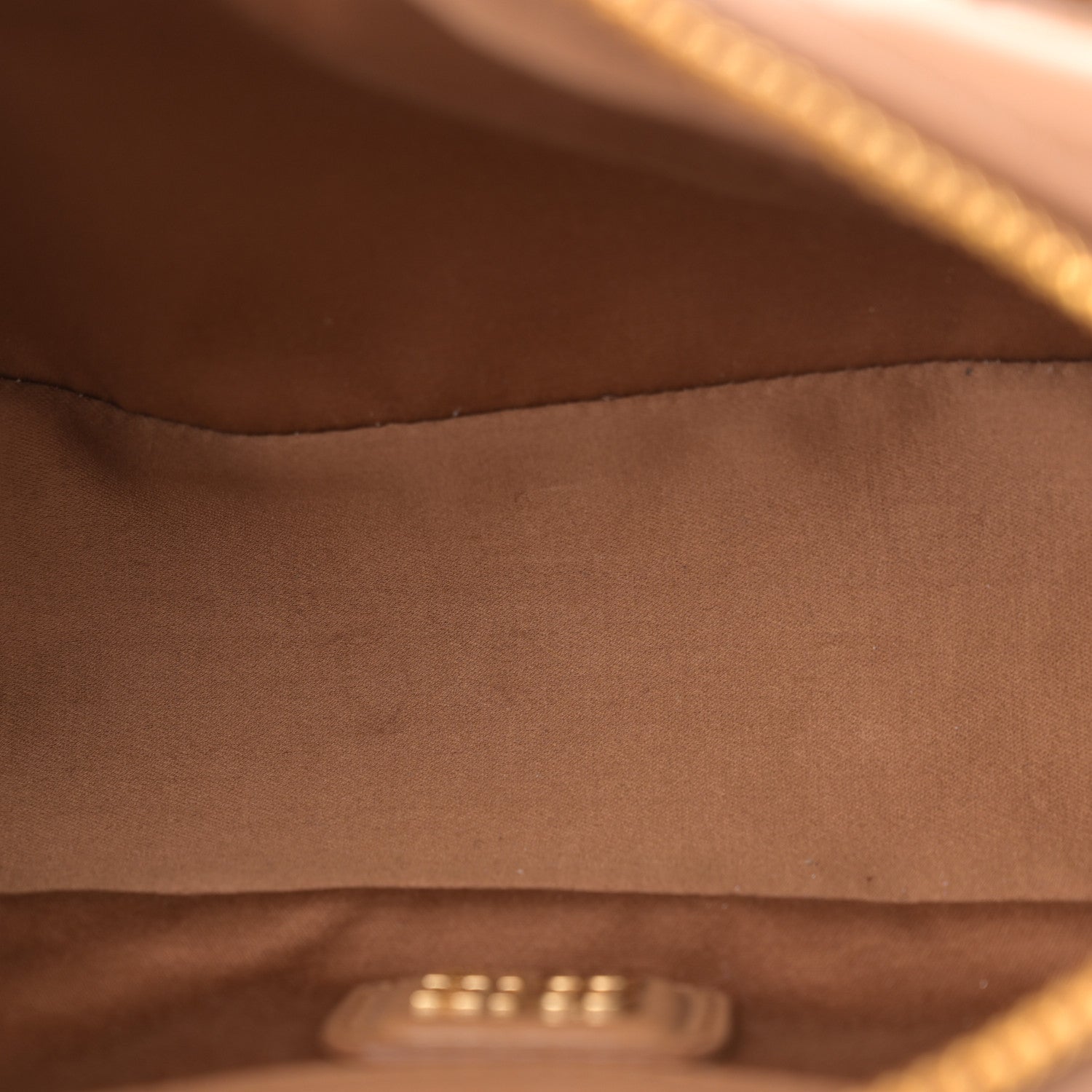 Miu Miu Nappa Matelasse Regular Arcadie Top Handle Bag Caramel 5 of 13