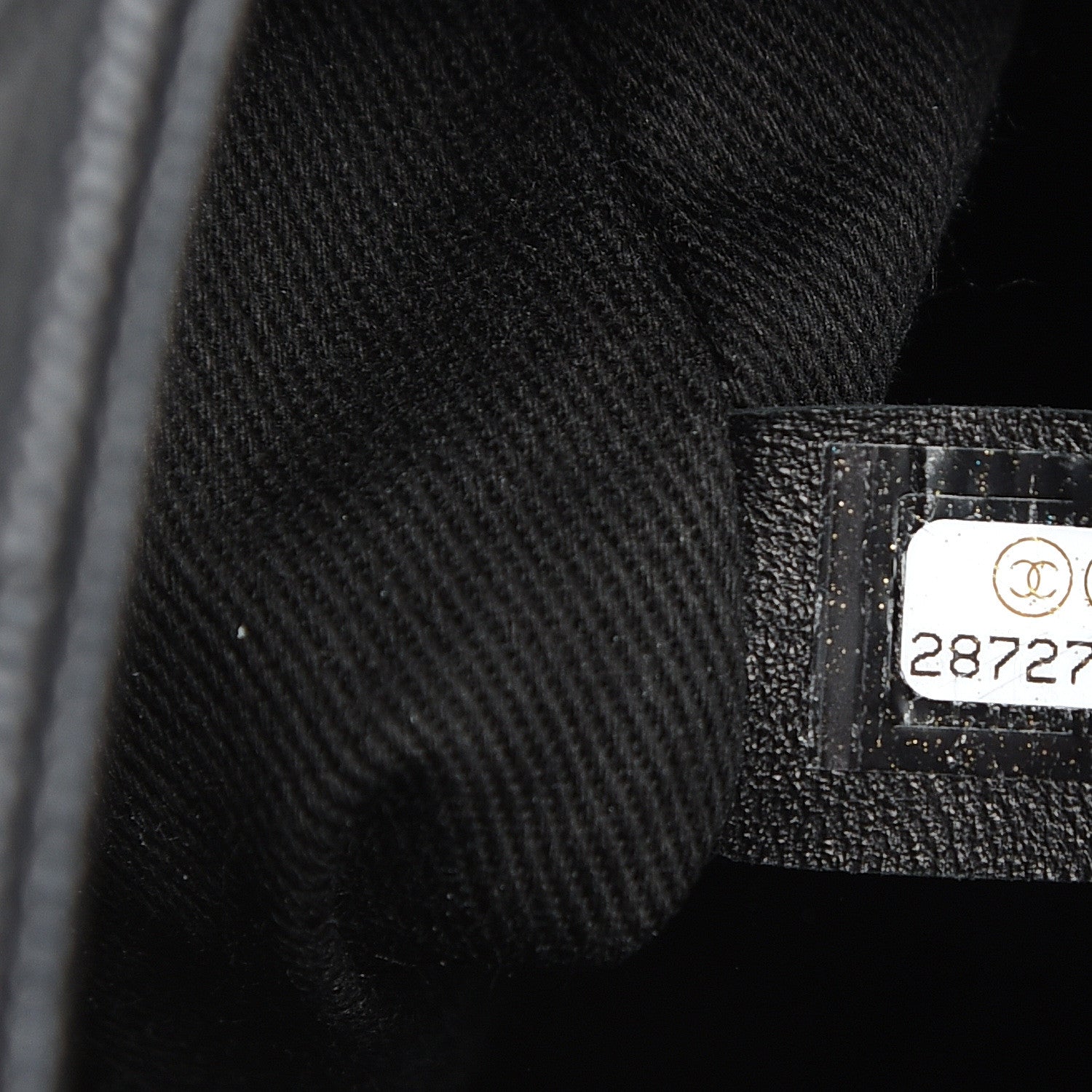Chanel Caviar Chevron Quilted Small Coco Handle Flap Dark Grey 9 of 10