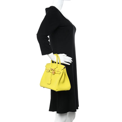Hermes Swift Birkin 25 Lime 2 of 12