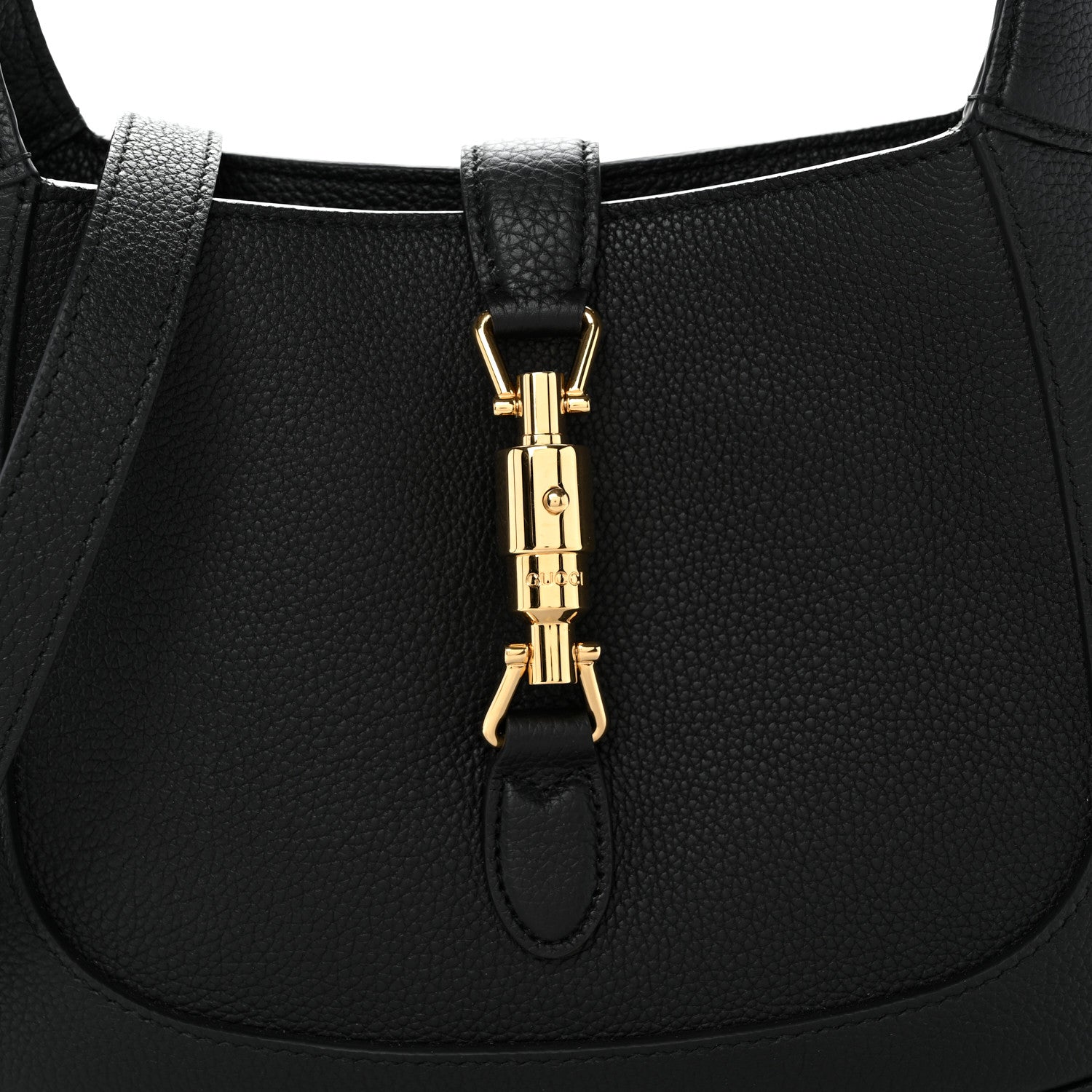Gucci Grand Prix Calfskin Small Jackie 1961 Hobo Black 8 of 10
