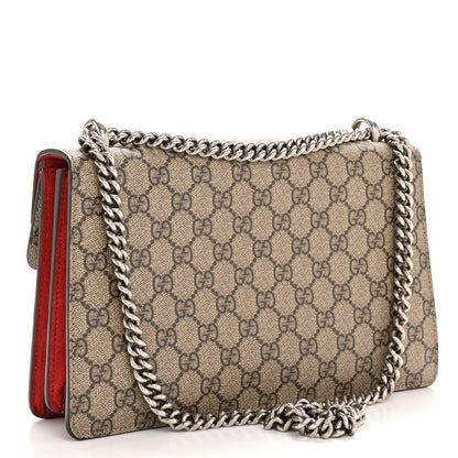 Gucci GG Supreme Monogram Small Dionysus Shoulder Bag Red 3 of 14