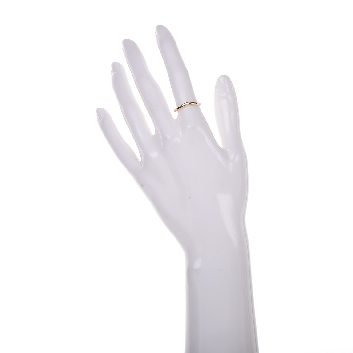 Tiffany 18K Yellow Gold Elsa Peretti Wedding Band Ring 51 5.75 2 of 5