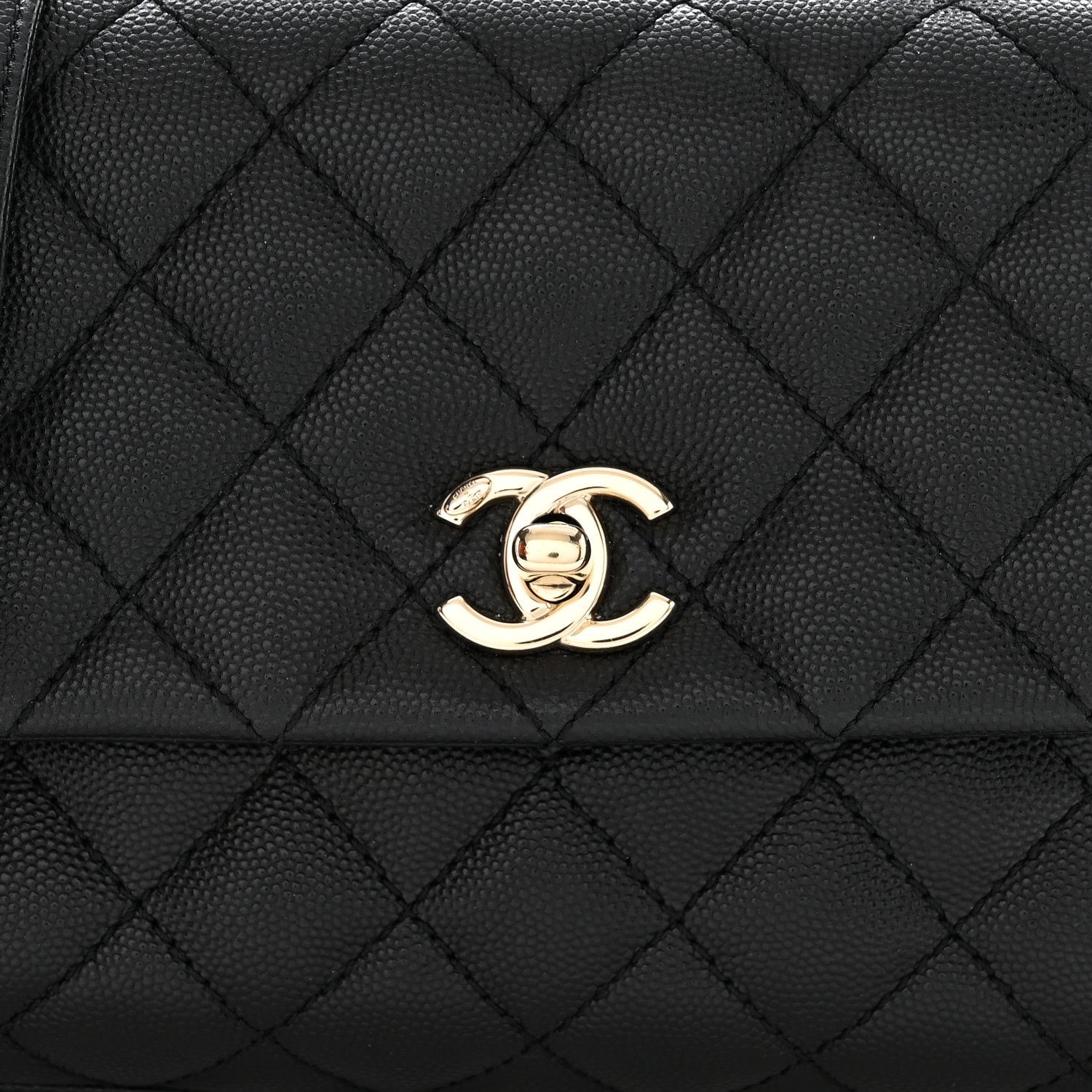 Chanel Caviar Quilted Mini Coco Handle Flap Black 8 of 10