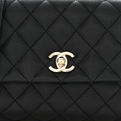 Chanel Caviar Quilted Mini Coco Handle Flap Black 8 of 10
