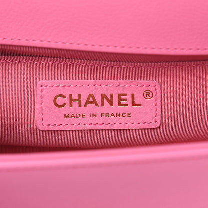 Chanel Calfskin Quilted Small Boy Flap Pink 6 of 10