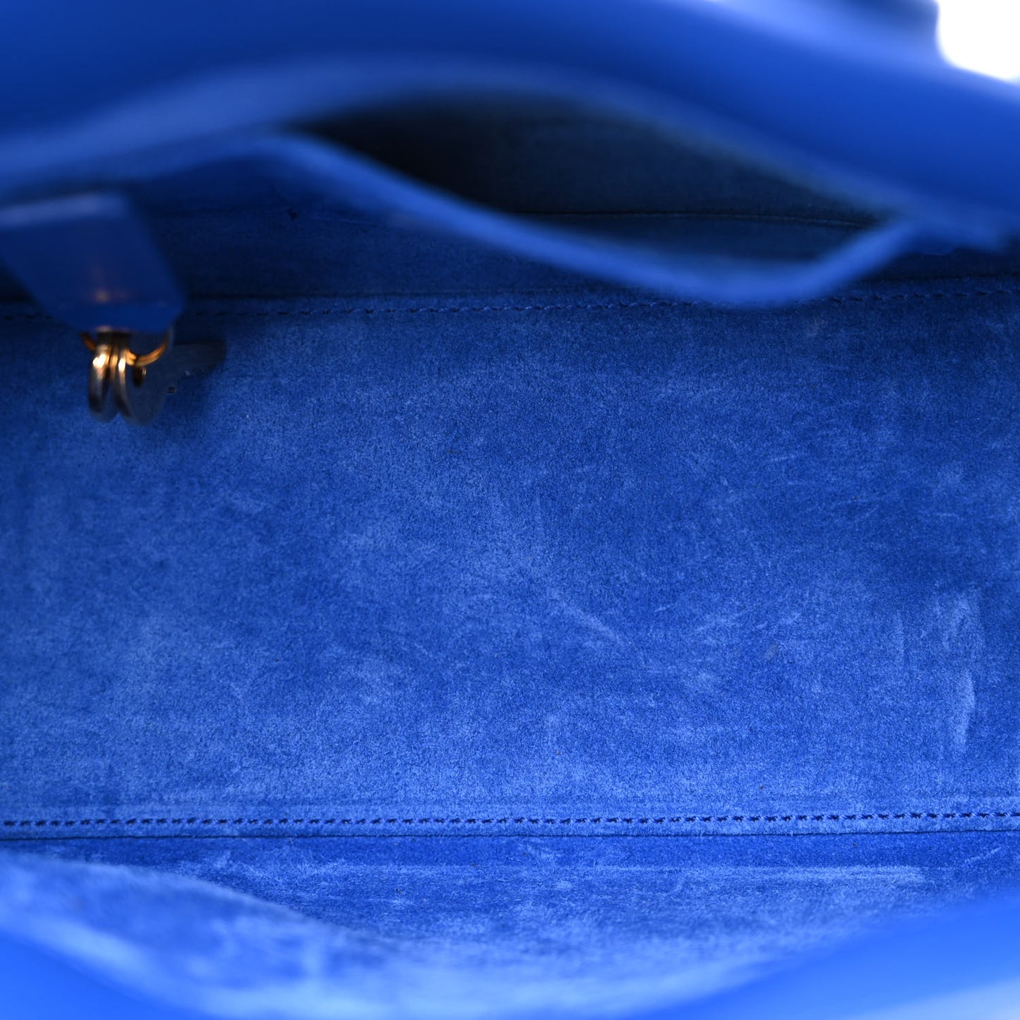 Calfskin Nano Sac De Jour Royal Blue
