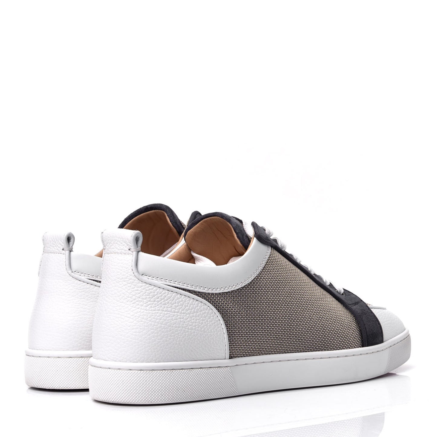 Calfskin Mens Rantulow Orlato Flat Sneakers 45 White Grey