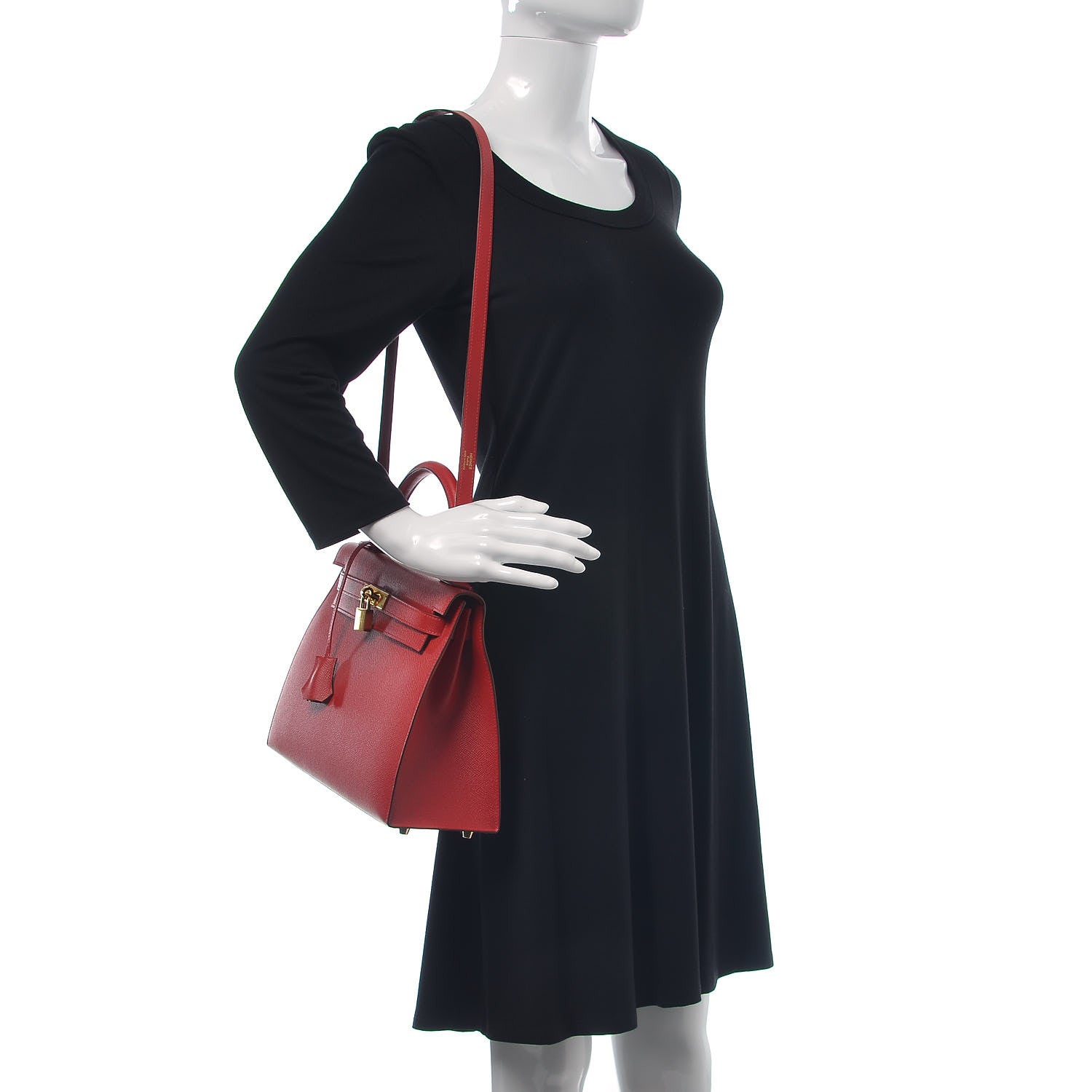 Hermes Epsom Kelly Sellier 28 Rouge Casaque 2 of 33