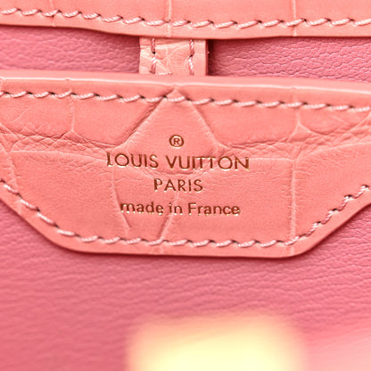 Louis Vuitton Alligator Capucines BB Pink 5 of 10