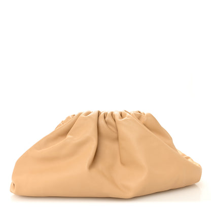 Bottega Veneta Smooth Butter Calf The Pouch Oversized Clutch Nude 1 of 10