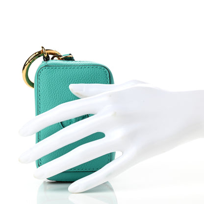 Versace Calfskin Medusa Coin Pouch Blue 2 of 7