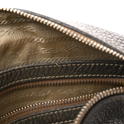 Prada Metallic Vitello Daino Tote 13 of 22