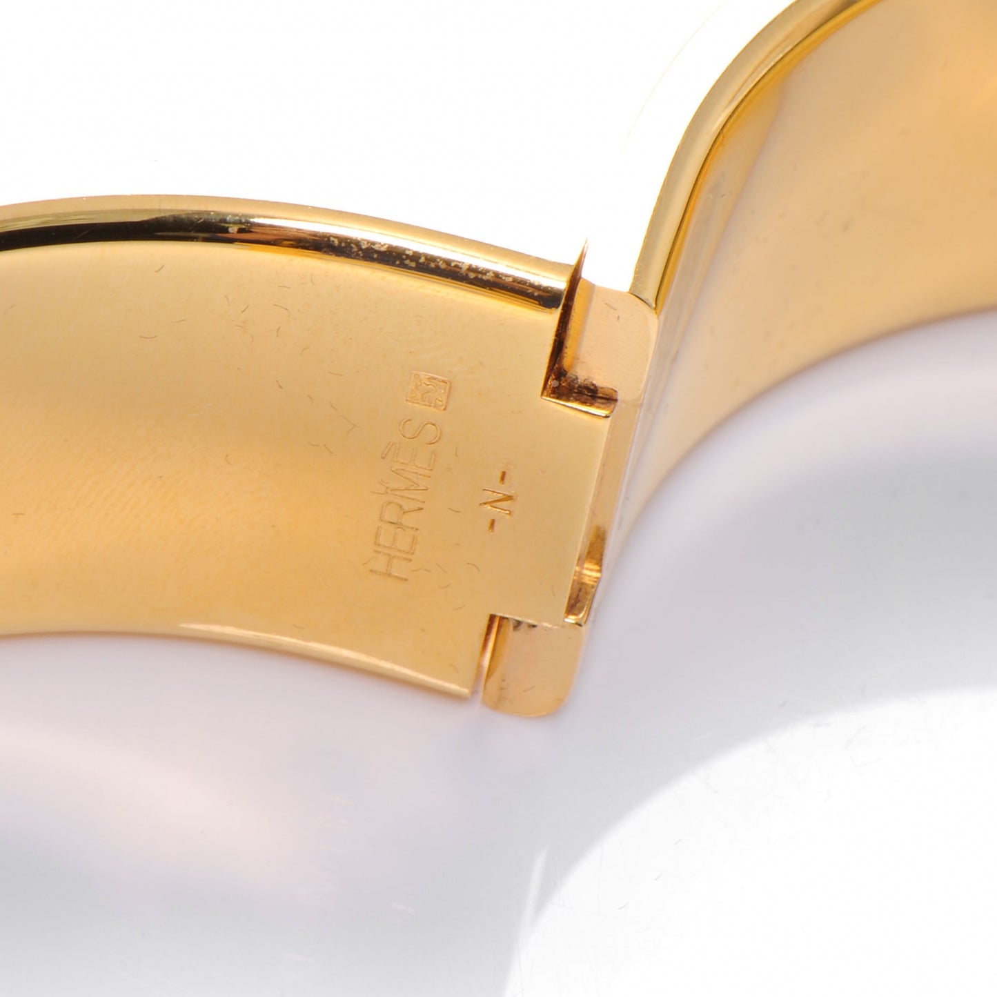 Enamel Wide Clic Clac H Bracelet PM Parme