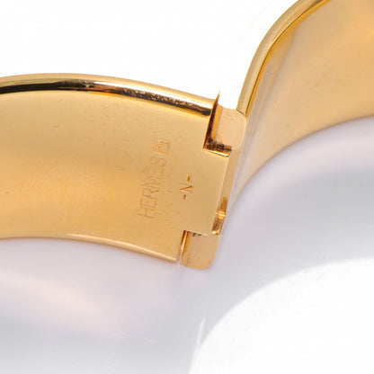 Hermes Enamel Wide Clic Clac H Bracelet PM Parme 4 of 5