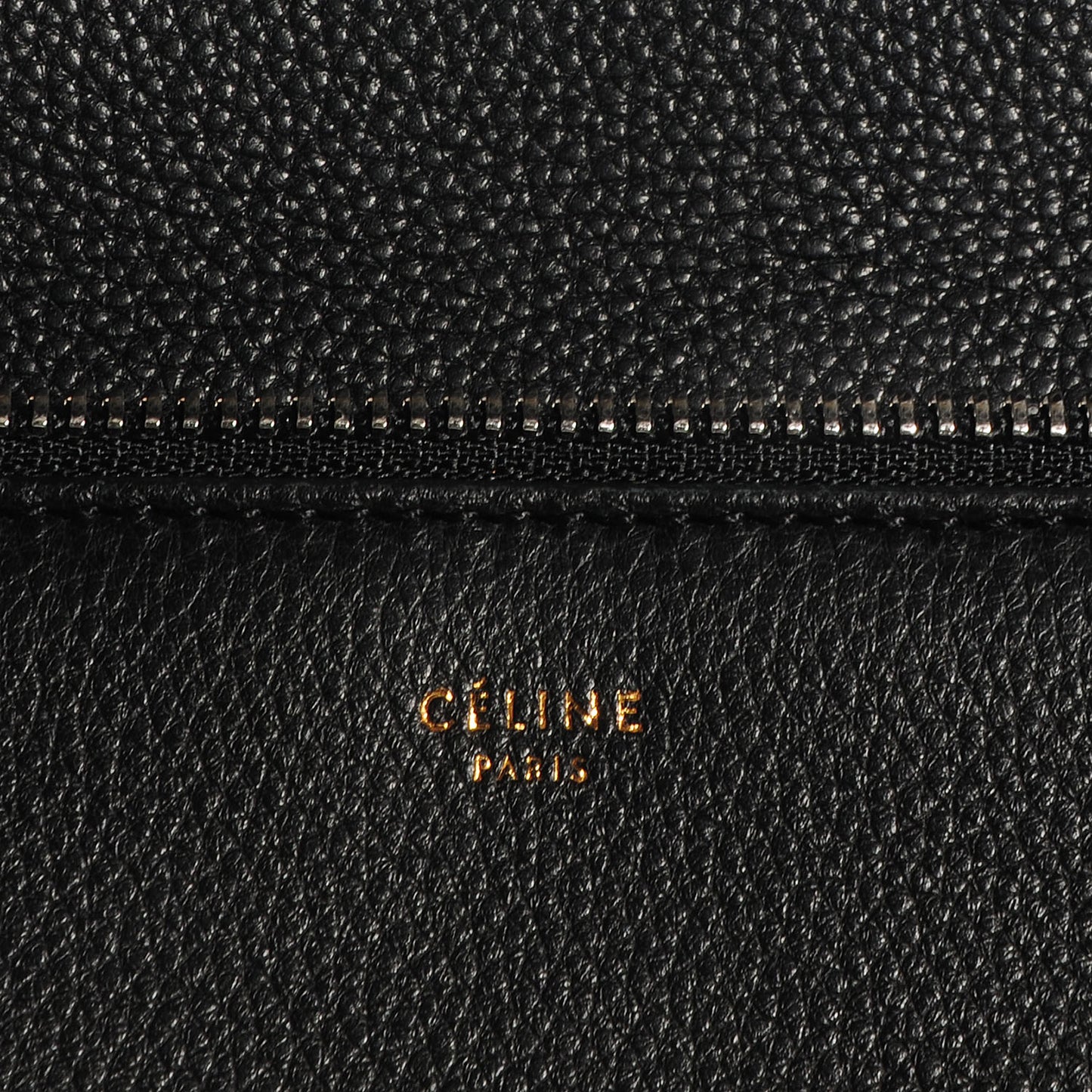 Grained Calfskin Small Edge Shoulder Bag Black