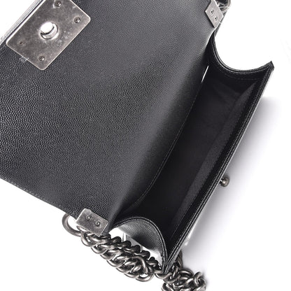 Chanel Caviar Quilted Small Boy Flap Black 5 of 8