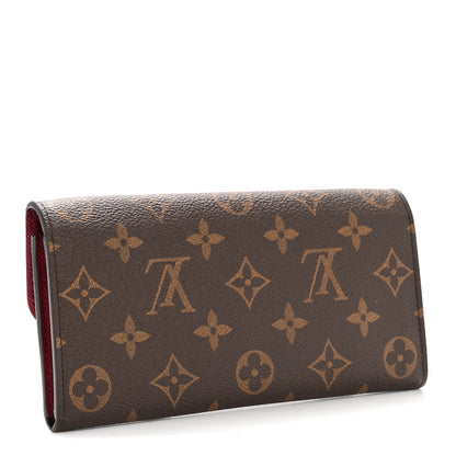 Louis Vuitton Monogram Emilie Wallet Fuchsia 5 of 22