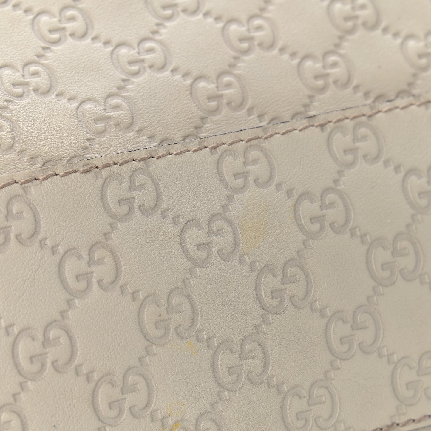 Guccissima Large Sukey Tote Mystic White