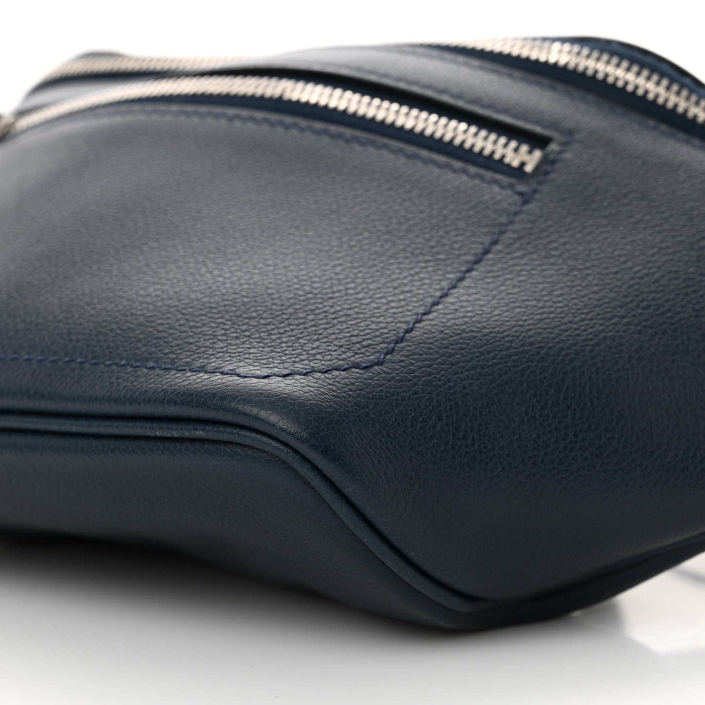Taurillon Cristobal Cityslide Belt Bag PM Bleu De Prusse
