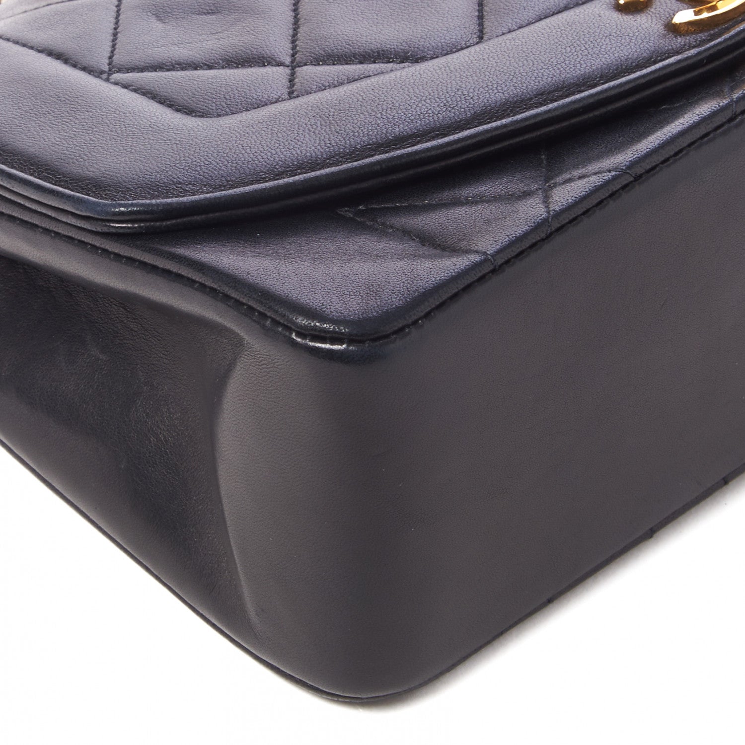 Chanel Lambskin Quilted Small Single Flap Black 6 of 10