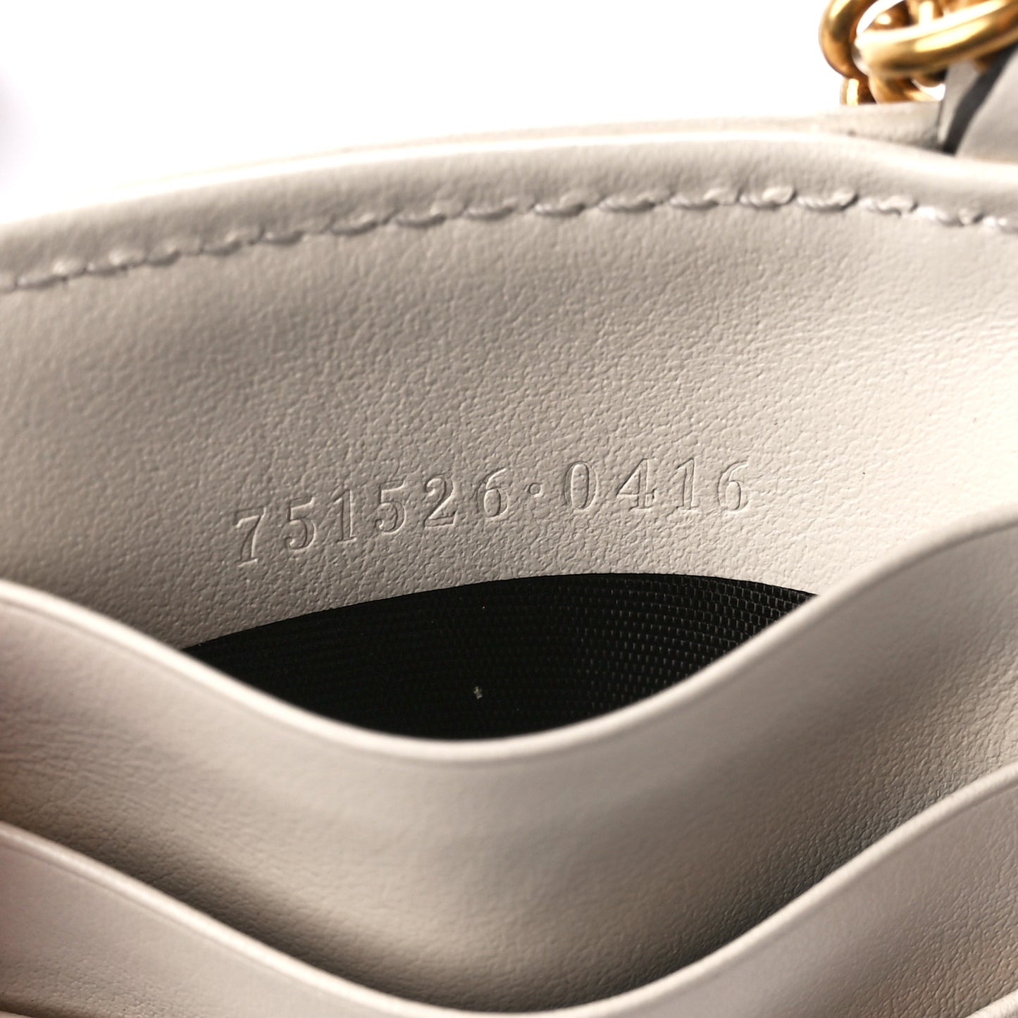 Calfskin Matelasse Mini GG Marmont Shoulder Bag With Case Black White
