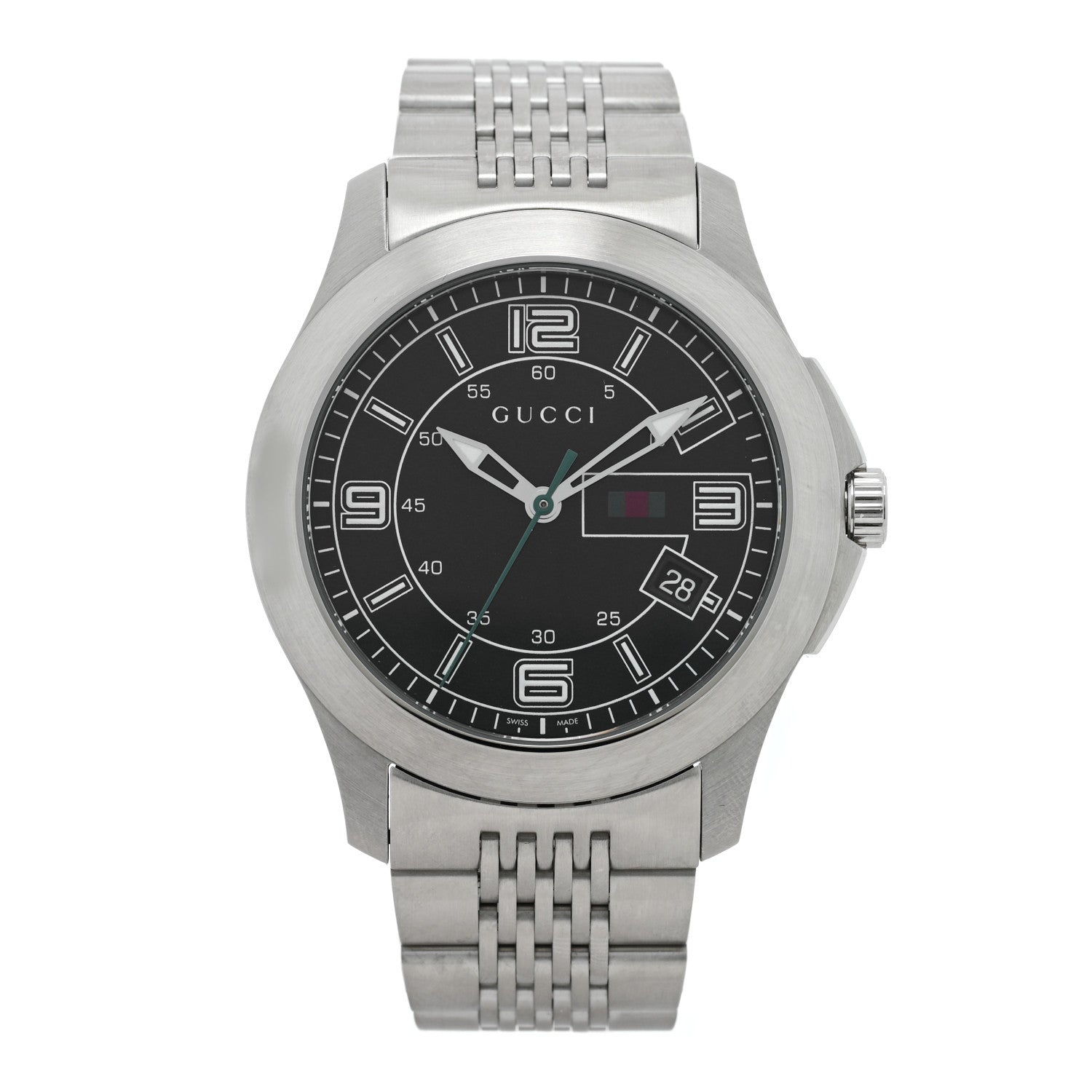 Gucci Stainless Steel 44mm G-Timeless Quartz Watch Black 1 of 4