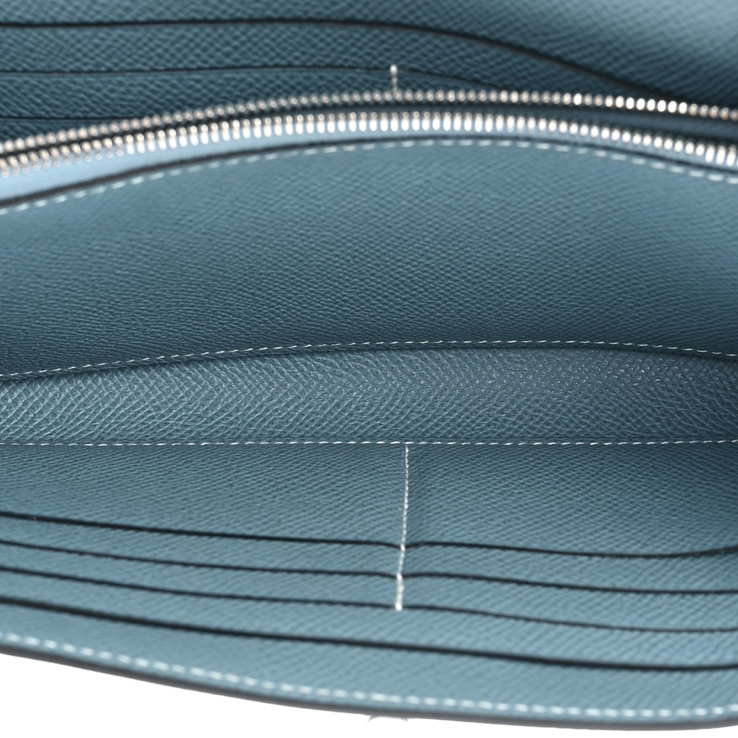 Epsom Kelly Longue Wallet Blue Jean