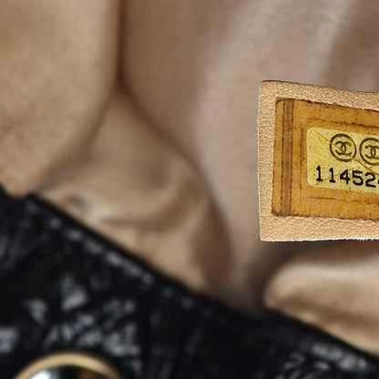 Chanel Vinyl Medium Rock and Chain Flap Black 7 of 13