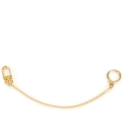 Louis Vuitton Metal Pochette Extender Key Ring Chain Gold 1 of 5