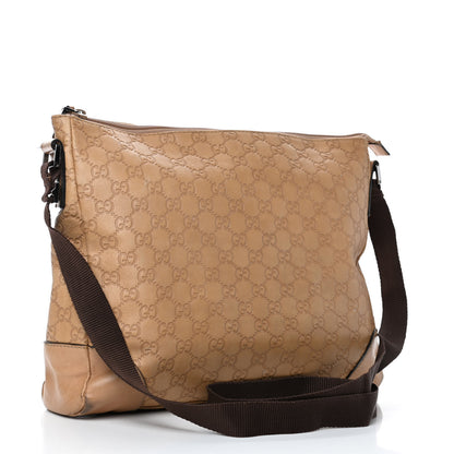 Gucci Guccissima Messenger Bag Camelia 2 of 9