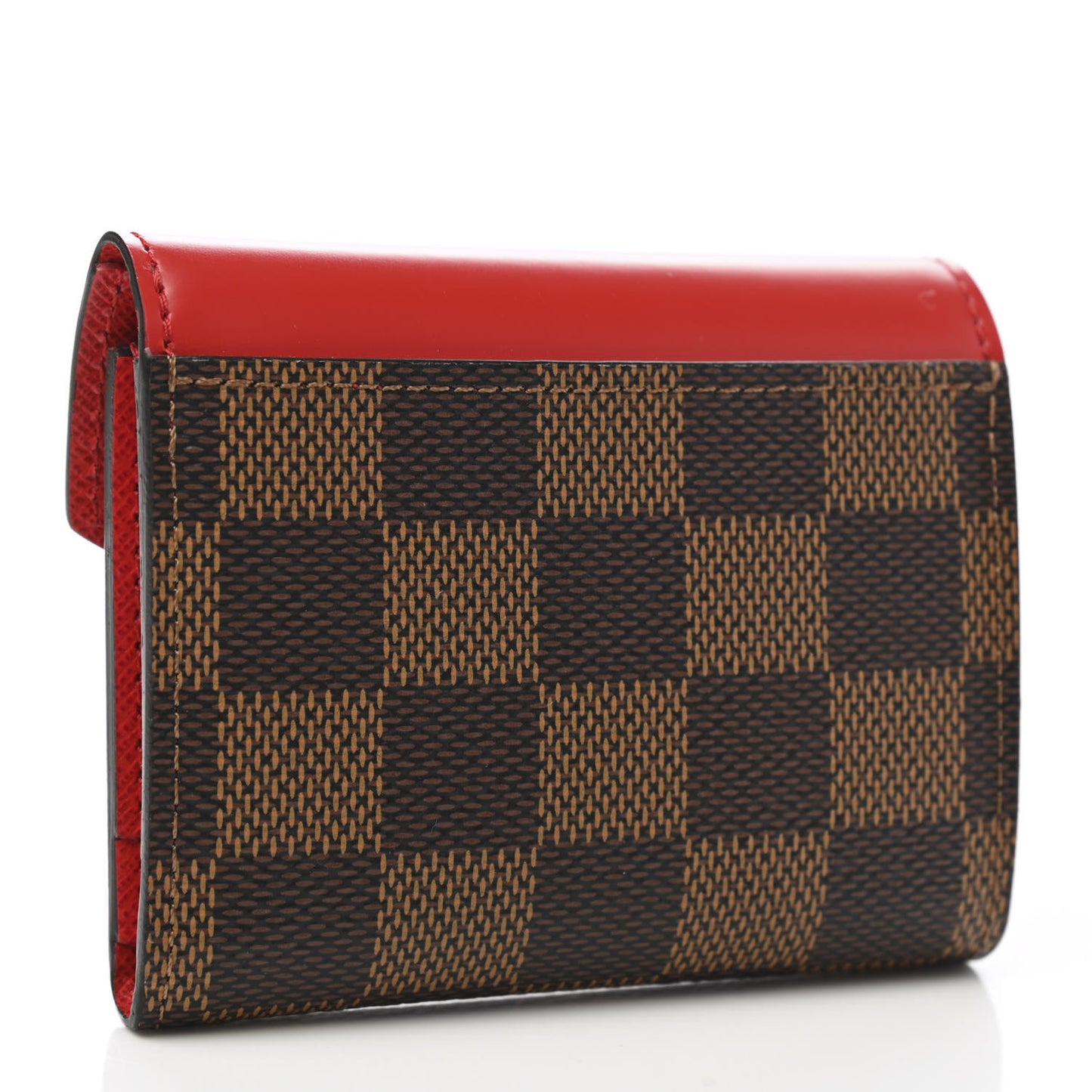 Damier Ebene Zoe Wallet Coquelicot