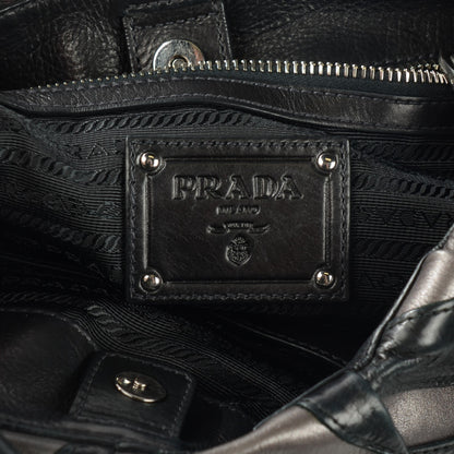 Prada Vitellino Mordore Hobo Grafite 6 of 8