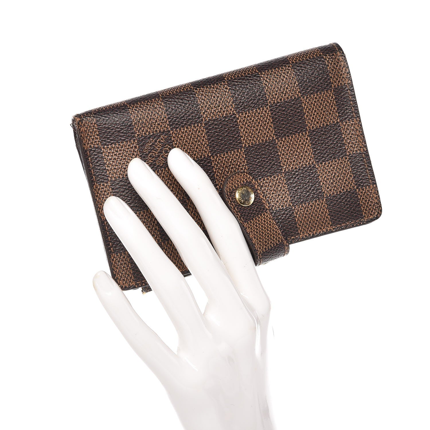 Louis Vuitton Damier Ebene French Purse Wallet 2 of 9
