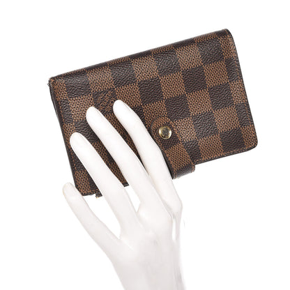 Louis Vuitton Damier Ebene French Purse Wallet 2 of 9