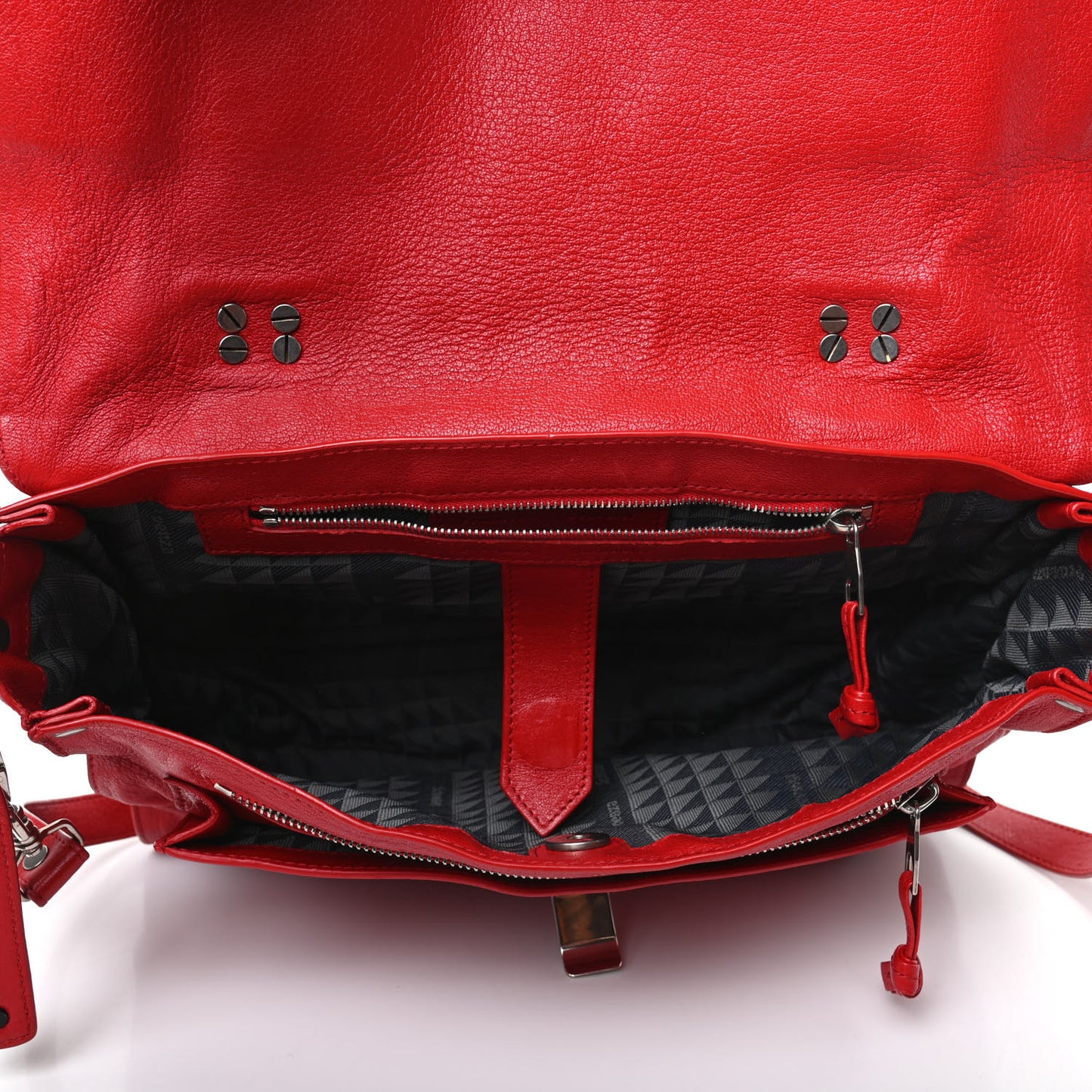 Lambskin Medium PS1 Satchel Red