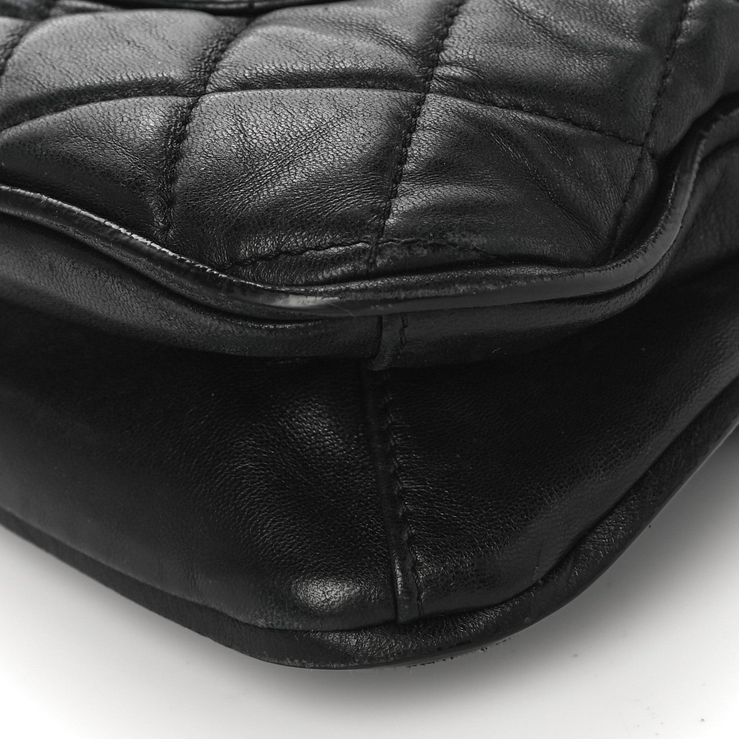 Chanel Lambskin Quilted Large Pagode Piping Flap Black 11 of 17