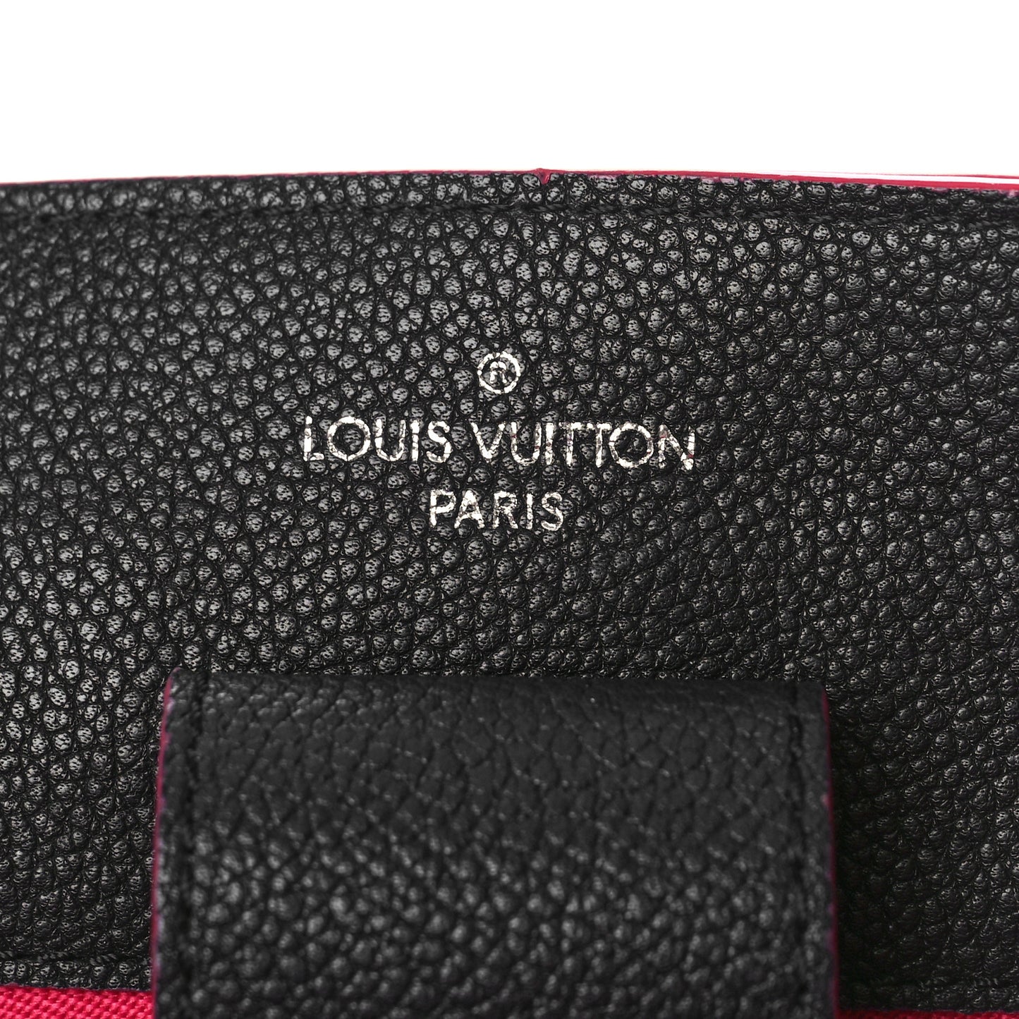 Calfskin Lockme Bucket Black