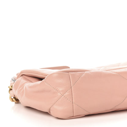 Chanel Goatskin Quilted Medium 19 Flap Light Pink 8 of 11