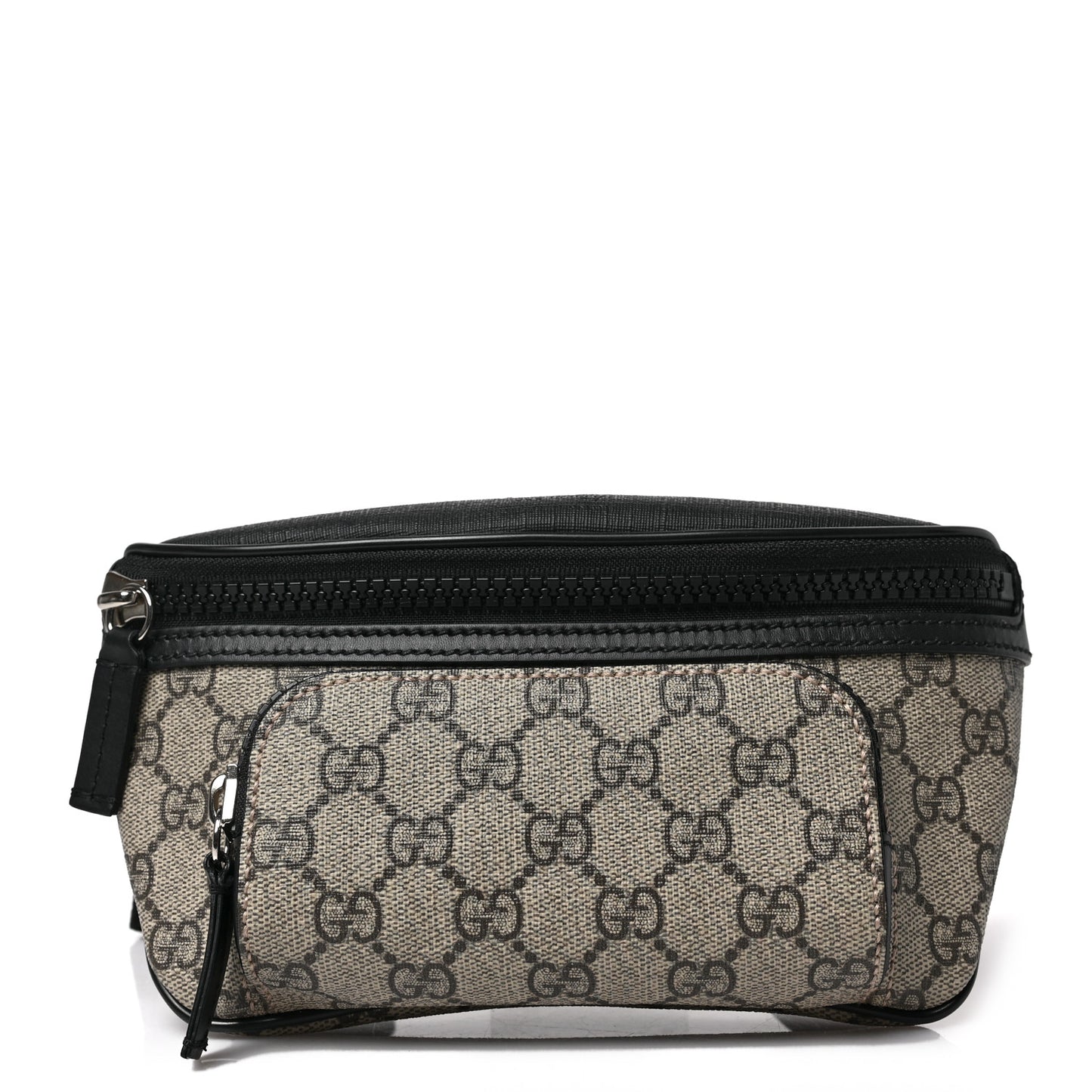 GG Supreme Monogram Belt Bag Black