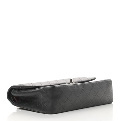 Chanel Lambskin Quilted Medium Double Flap Black 4 of 19