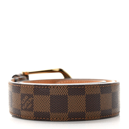 Louis Vuitton Damier Ebene Riveted Belt 85 34 2 of 7