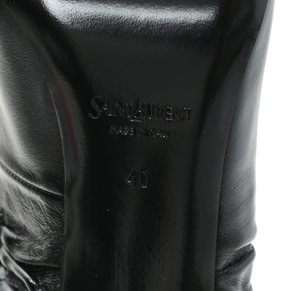 Saint Laurent Lambskin Anne-Marie 75 Slingback Pumps 40  40 Black 7 of 9