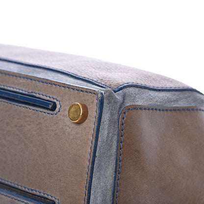 Saint Laurent Calfskin Canvas Medium Muse Two Grey 11 of 14